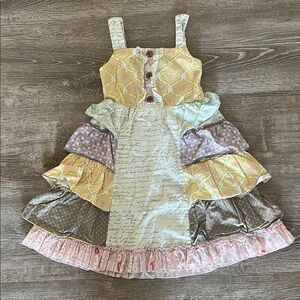 Mustard Pie Multi Tiered Sundress size 6